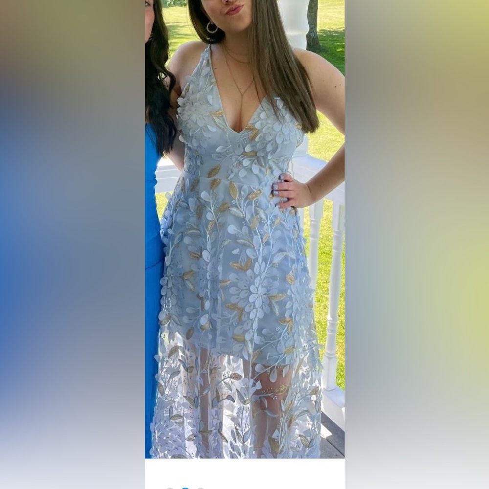 Light Blue prom dress